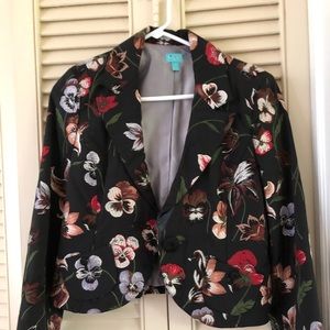 COPY - CE By Classiques Entier Floral fitted Jacket M